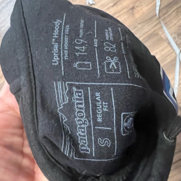 Patagonia Uprisal Logo Hoodie Black Men’s unisex Small - Picture 5 of 8